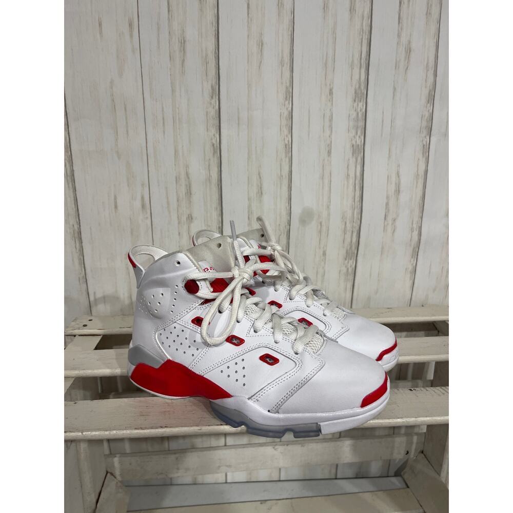 Jordan 6 Rings (youth) – White/Varsity Red – Size 5.5 – Brand New (No Box)